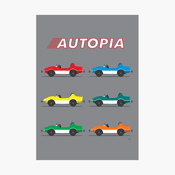 Autopia Poster Photographic Print