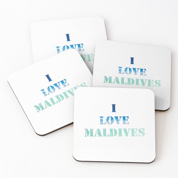 Item preview, I Love Maldives designed and sold by Yonik ★★★★★.
