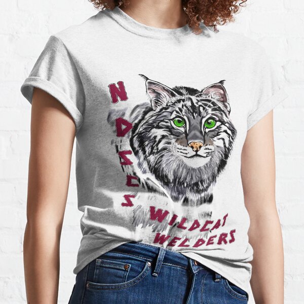 Bobcat with initials NDSCS Classic T-Shirt