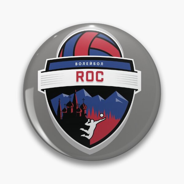 Aperçu de l'œuvre Insigne commémoratif non officiel de volleyball masculin du ROC créée et vendue par 804 Volleyball Swag  Volleyball Merch for players and fans.
