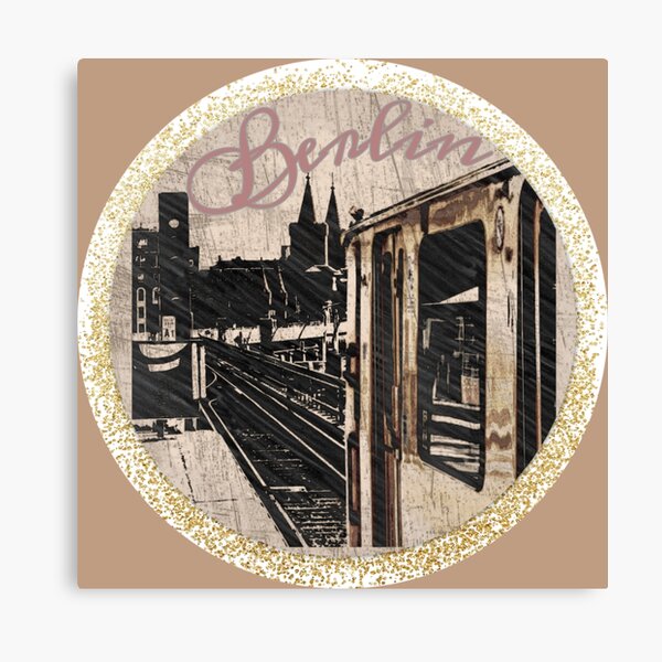Artikel-Vorschau von BERLIN - Fotodesign - Oberbaumbrücke - S-Bahn  - Shabby- Silouhette, designt und verkauft von kikidu21.