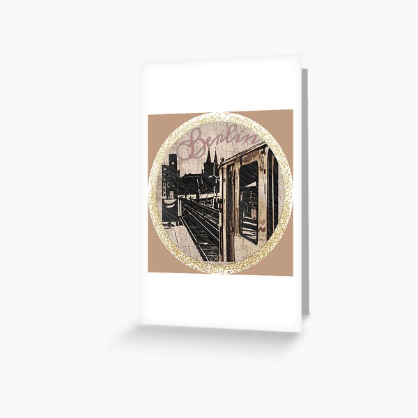 Artikel-Vorschau von BERLIN - Fotodesign - Oberbaumbrücke - S-Bahn  - Shabby- Silouhette, designt und verkauft von kikidu21.