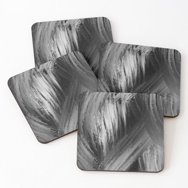 Item preview, Gray Abstract Minimalist Minimal Oil Watercolor Art Painting Pattern designed and sold by hopecope.
