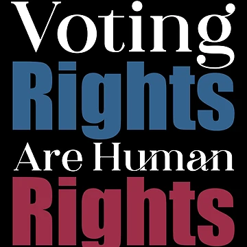Artwork thumbnail, Voting Rights Are Human Rights  by Pchra-store