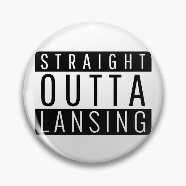 Item preview, Straight Outta Lansing  designed and sold by Teelogic.