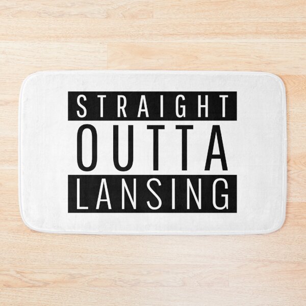 Item preview, Straight Outta Lansing  designed and sold by Teelogic.