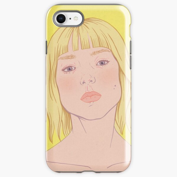 Lea- fashion illustration portrait iPhone Tough Case