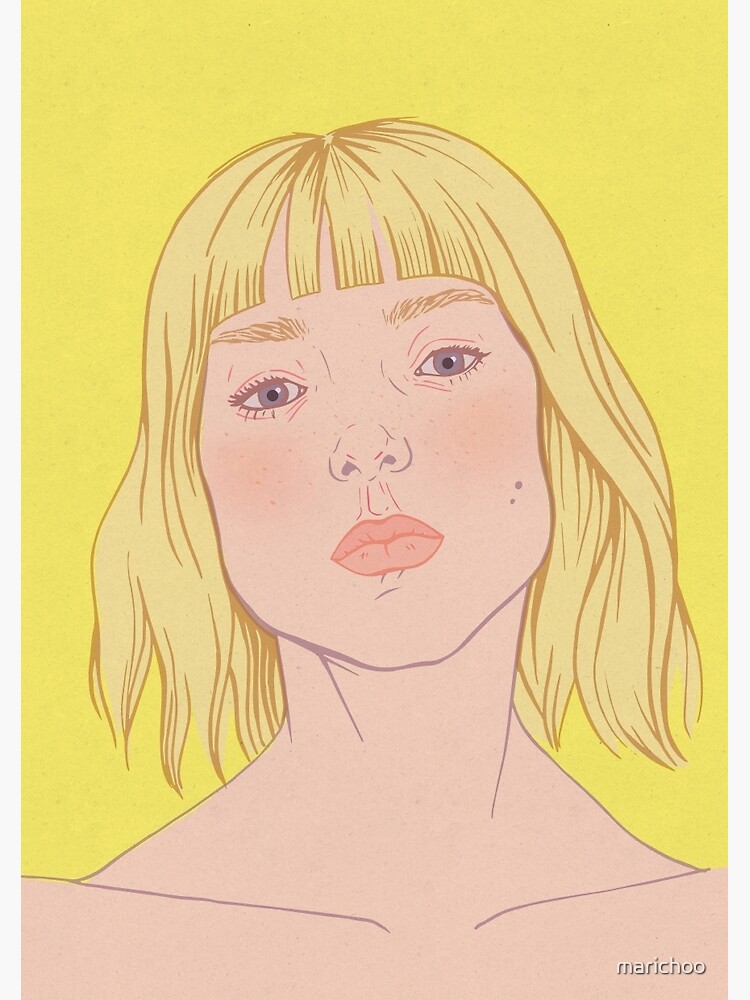 Lea- fashion illustration portrait by marichoo