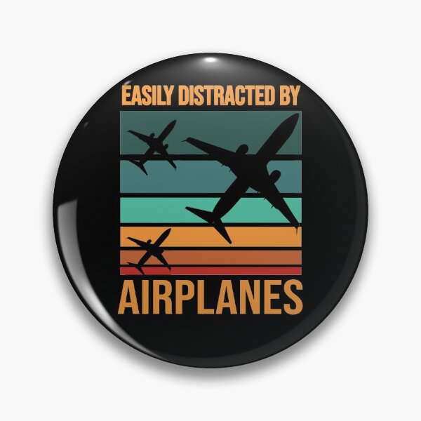 Item preview, Easily distracted by Airplanes designed and sold by DynastyArt.