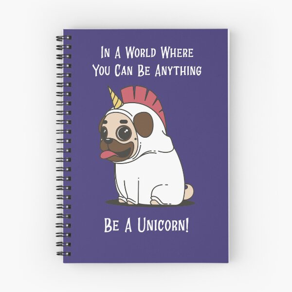 Item preview, Be a Unicorn Cute Pug in Costume designed and sold by LeftFieldFunny.