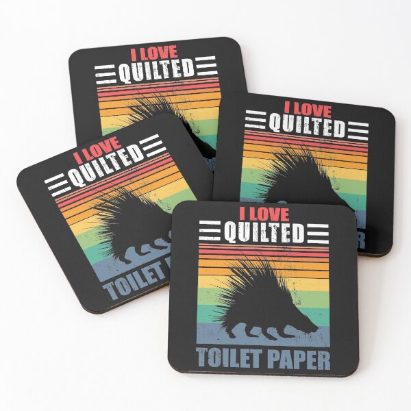 Artikelvorschau, Vintage Stachelschwein-Liebe gestepptes Toilettenpapier Retro Stachelschwein-Liebhaber-Geschenk entworfen und verkauft von TheAplus.