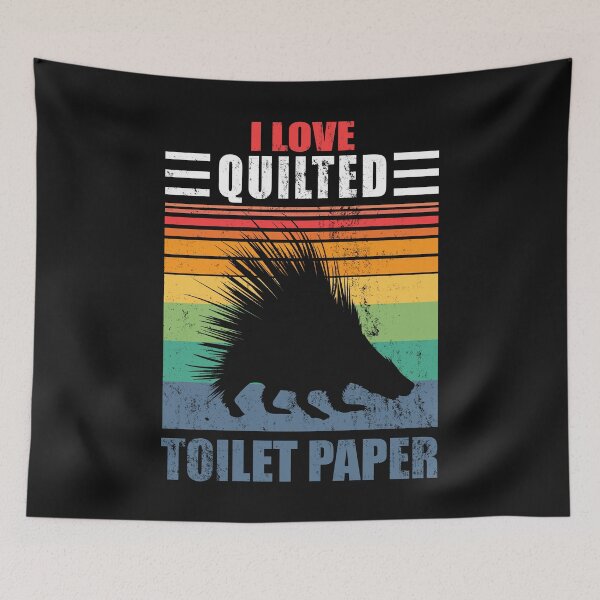 Artikelvorschau, Vintage Stachelschwein-Liebe gestepptes Toilettenpapier Retro Stachelschwein-Liebhaber-Geschenk entworfen und verkauft von TheAplus.