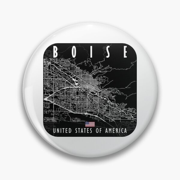 Artikelvorschau, Boise Karte USA entworfen und verkauft von hatimelhag.