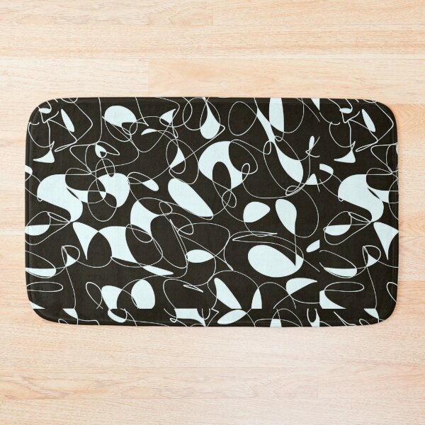 Item preview, Abstract Line Minimalist Black and White Art Pattern designed and sold by hopecope.