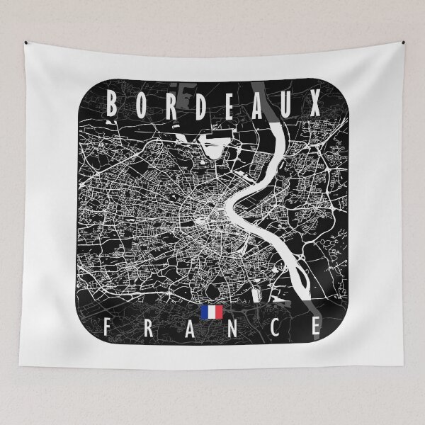 Item preview, Bordeaux Map France designed and sold by hatimelhag.