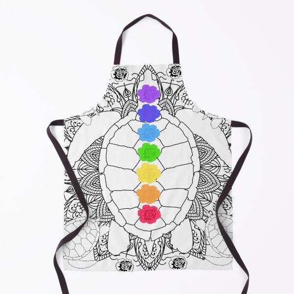 Item preview, Magic Sea Turtle Chakra Mandala designed and sold by fontspree.