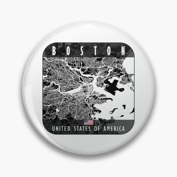 Artikelvorschau, Boston Karte USA entworfen und verkauft von hatimelhag.