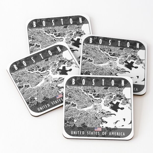 Item preview, Boston Map USA designed and sold by hatimelhag.