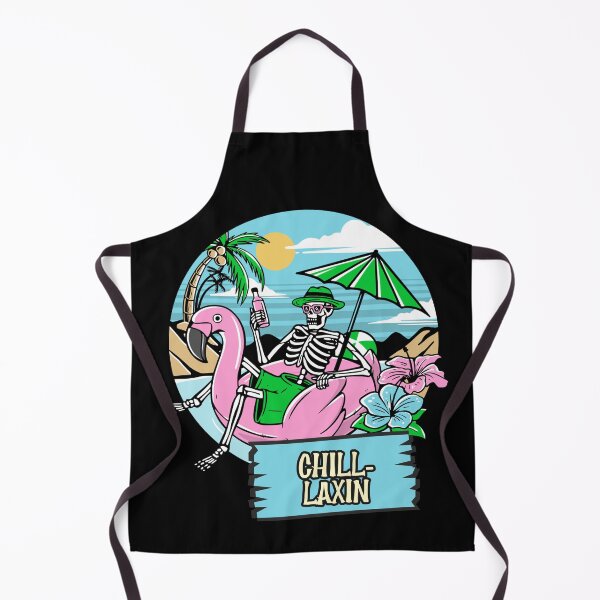 Item preview, Chill-laxin skeleton in a floaty  designed and sold by MOP-tees.