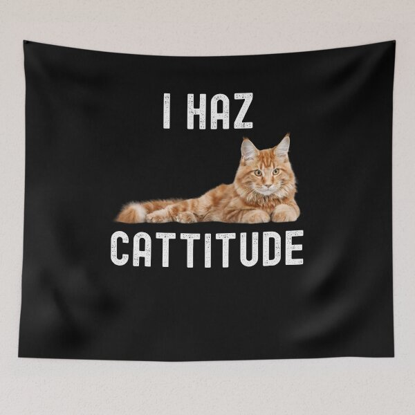 Item preview, Yo Haz Cattitude designed and sold by GraphicDesign15.
