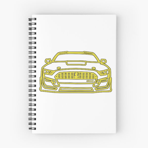 Item preview, 2021 Mustang  Shelby Outline in Grabber Yellow designed and sold by FabFreakShop.