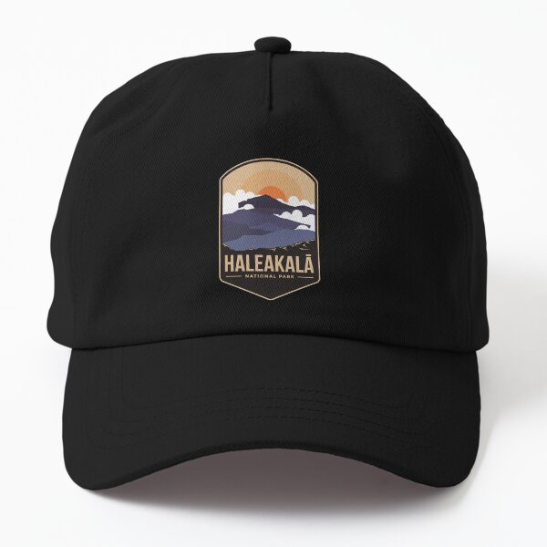 Haleakala mountains national park emblem patch logo Dad Hat
