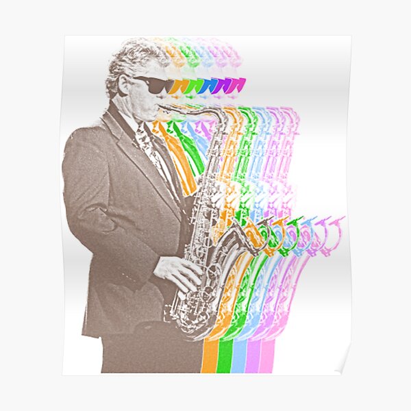 Posters Sur Le Theme Saxophone Redbubble