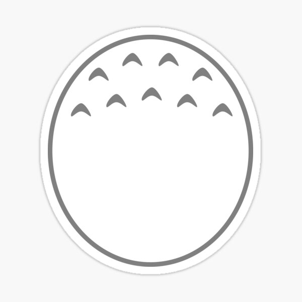 Mein flauschiger Waldgeisterbauch Sticker