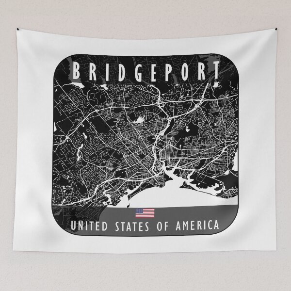 Item preview, Bridgeport Map USA designed and sold by hatimelhag.