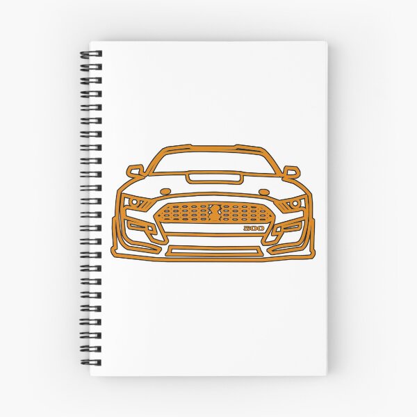 Item preview, 2021 Mustang  Shelby Outline in Twister Orange designed and sold by FabFreakShop.