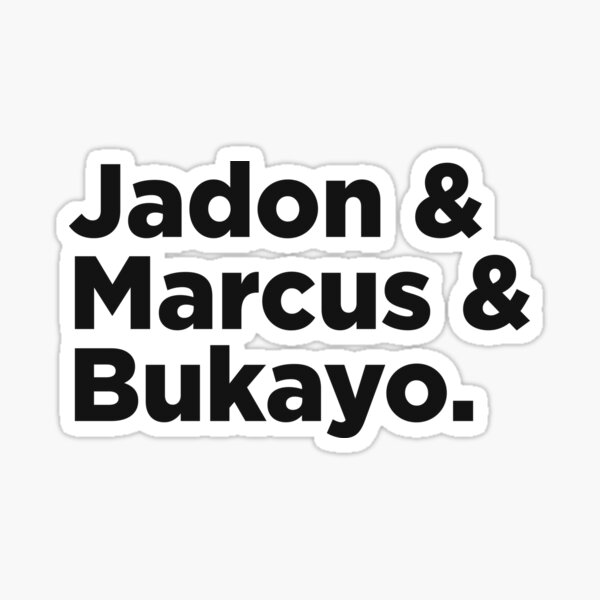 Artikel-Vorschau von Jadon & Marcus & Bukayo., designt und verkauft von Memefy.