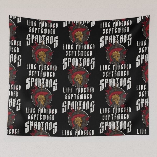 Item preview, Spartans Live Forever September - Greek Birthday designed and sold by anziehend.