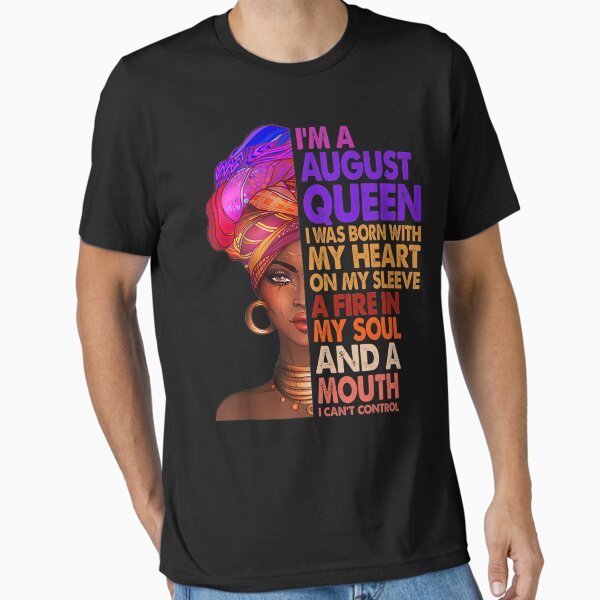 Vista previa del artículo con la obra «Soy una niña negra de septiembre Virgo Libra Reina Cumpleaños», diseñado y vendido por lxgstore.