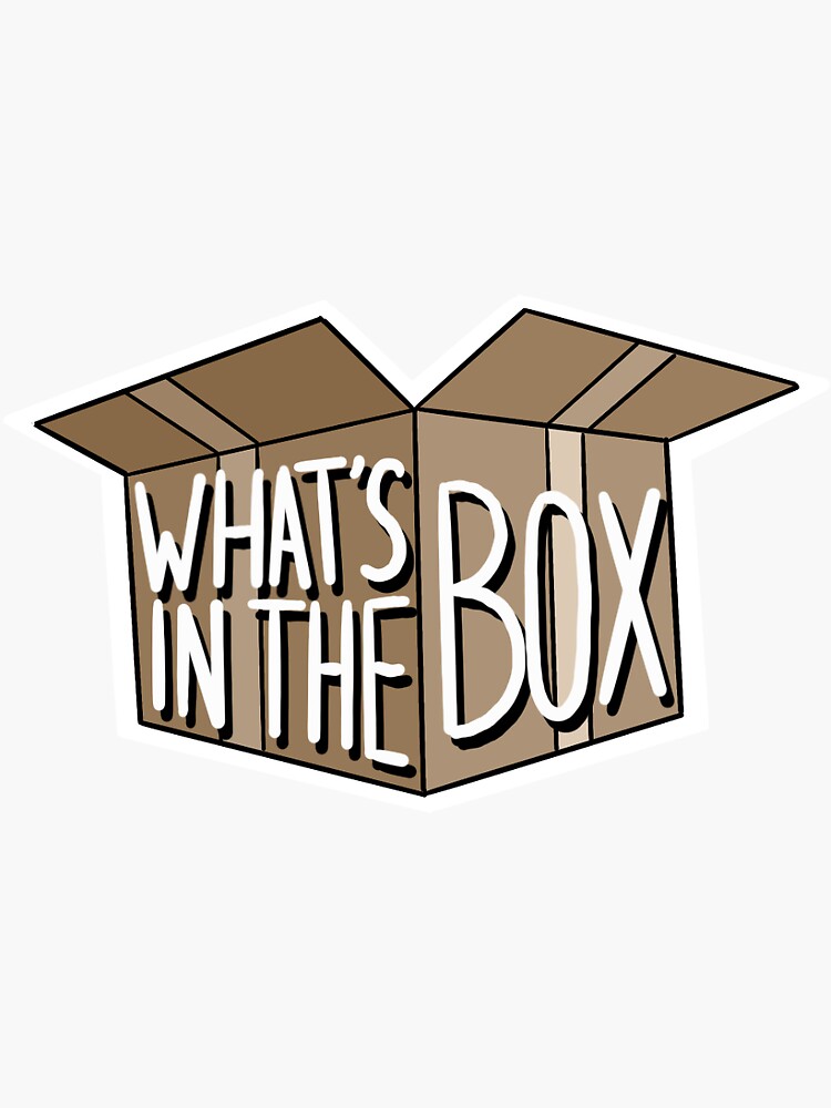 Whats In The Box Surprise Sticker