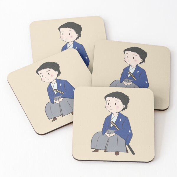 Item preview, Cute Hand Drawn History Figures Sakamoto Ryoma designed and sold by MariOyama.