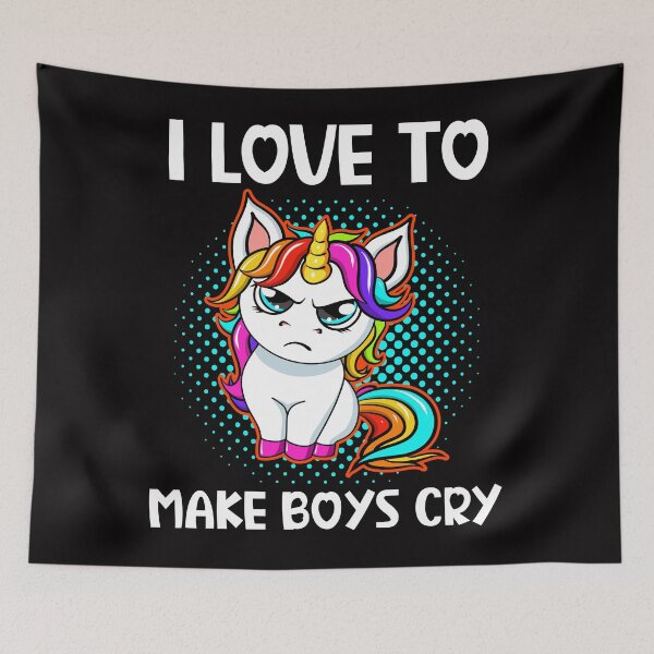 Item preview, I love to make boys cry designed and sold by Jeny Lisa.