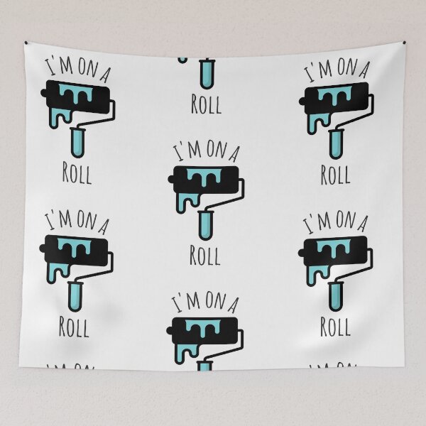 Item preview, Painter Funny Saying, I'm On A Roll designed and sold by DiscGolfTees.
