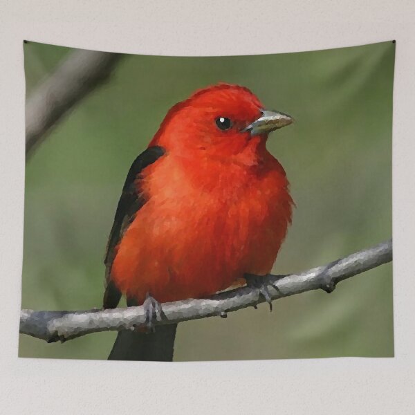 Item preview, Scarlet Tanager designed and sold by GL Digital Artwork .