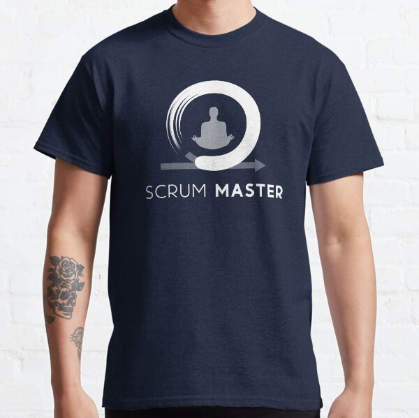 Item preview, Agile Male Scrum Master designed and sold by PrairieGrouse.