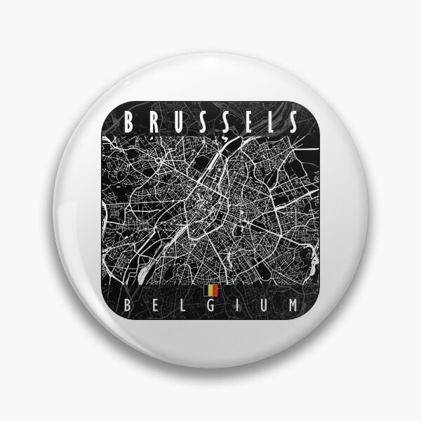 Artikelvorschau, Brüssel Karte Belgien entworfen und verkauft von hatimelhag.