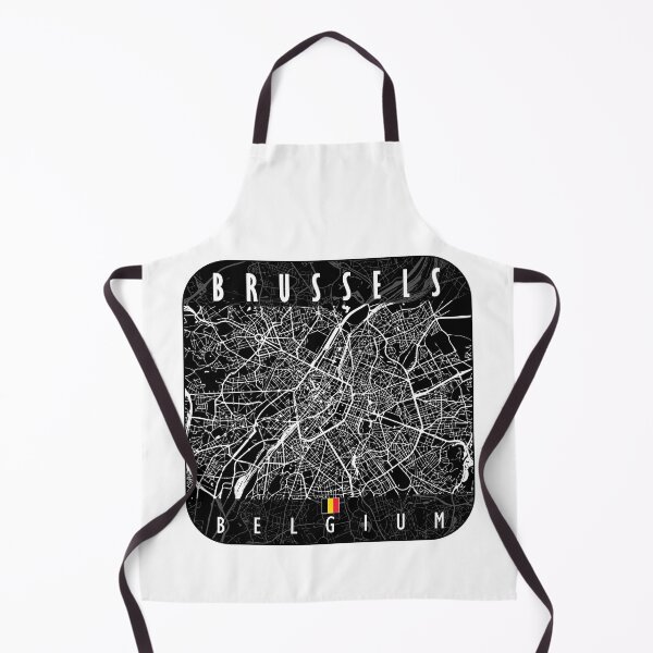 Item preview, Brussels Map Belgium designed and sold by hatimelhag.
