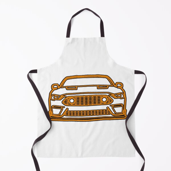 Item preview, 2021 Mustang Mach1 Outline in Twister Orange designed and sold by FabFreakShop.