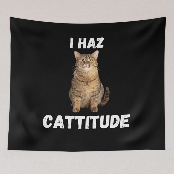 Item preview, Yo Haz Cattitude designed and sold by GraphicDesign15.