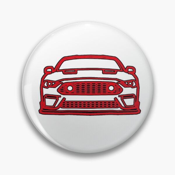 Item preview, 2021 Mustang Mach1 Outline in Race Red designed and sold by FabFreakShop.