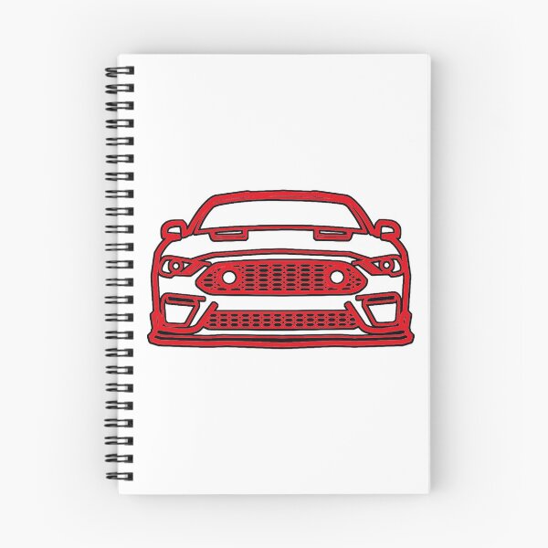 Item preview, 2021 Mustang Mach1 Outline in Race Red designed and sold by FabFreakShop.