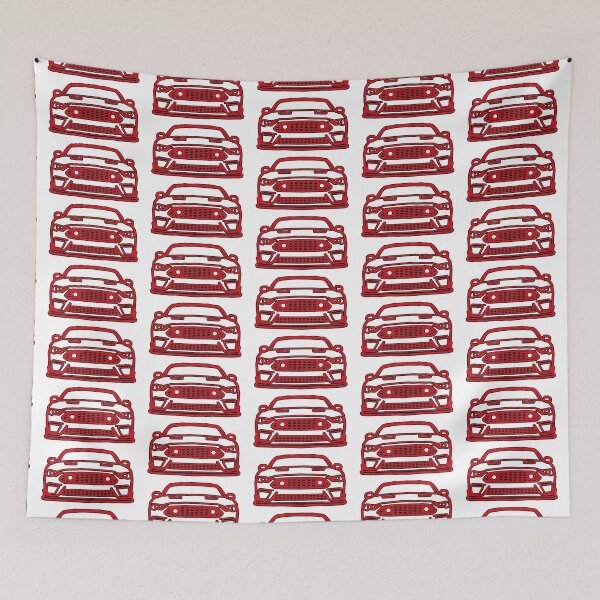 Item preview, 2021 Mustang Mach1 Outline in Race Red designed and sold by FabFreakShop.