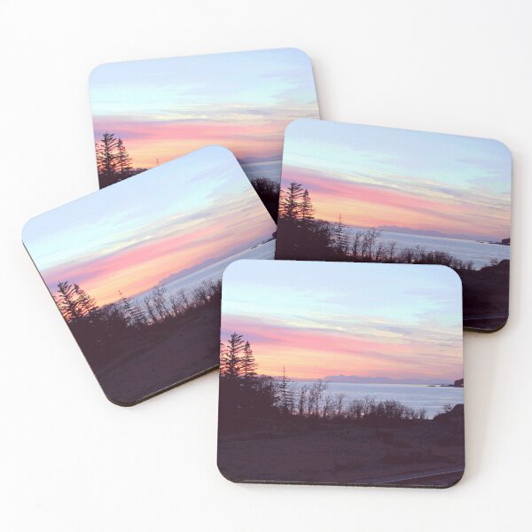 Item preview, Gorgeous Alaskan Sunset from Beluga Point designed and sold by djamorartworks.
