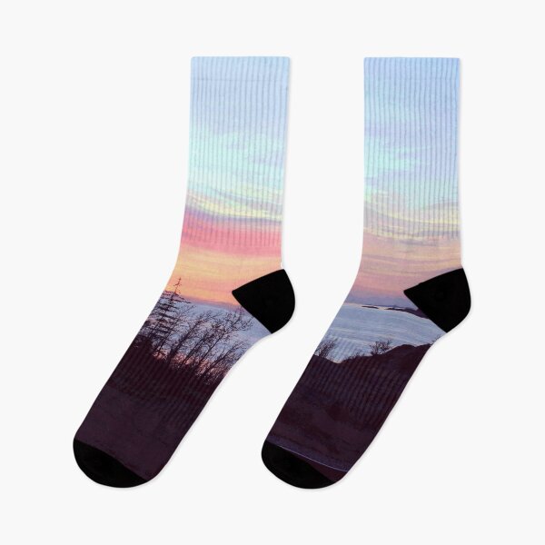 Item preview, Gorgeous Alaskan Sunset from Beluga Point designed and sold by djamorartworks.
