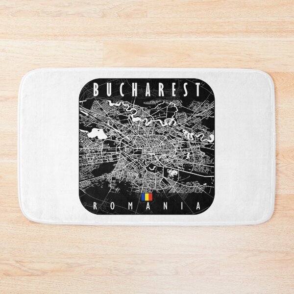 Item preview, Bucharest Map Romania designed and sold by hatimelhag.