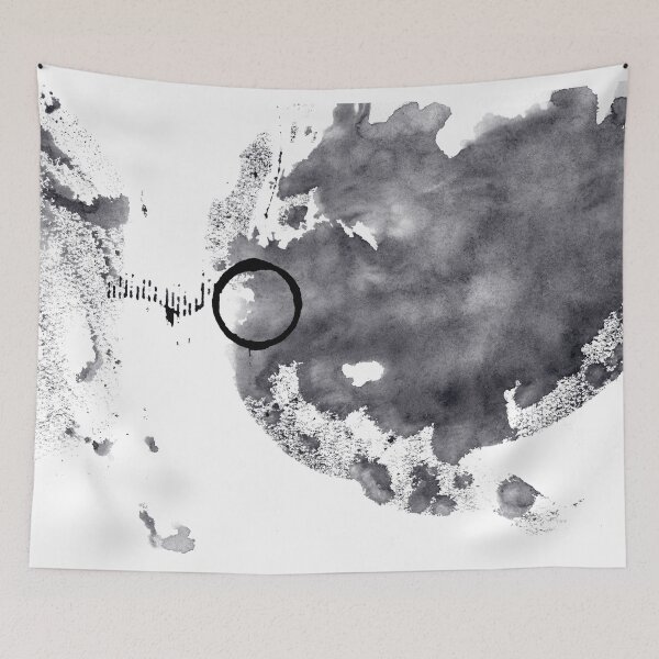 Item preview, ink explorations (134) - abstract black india ink painting designed and sold by expl-rations.